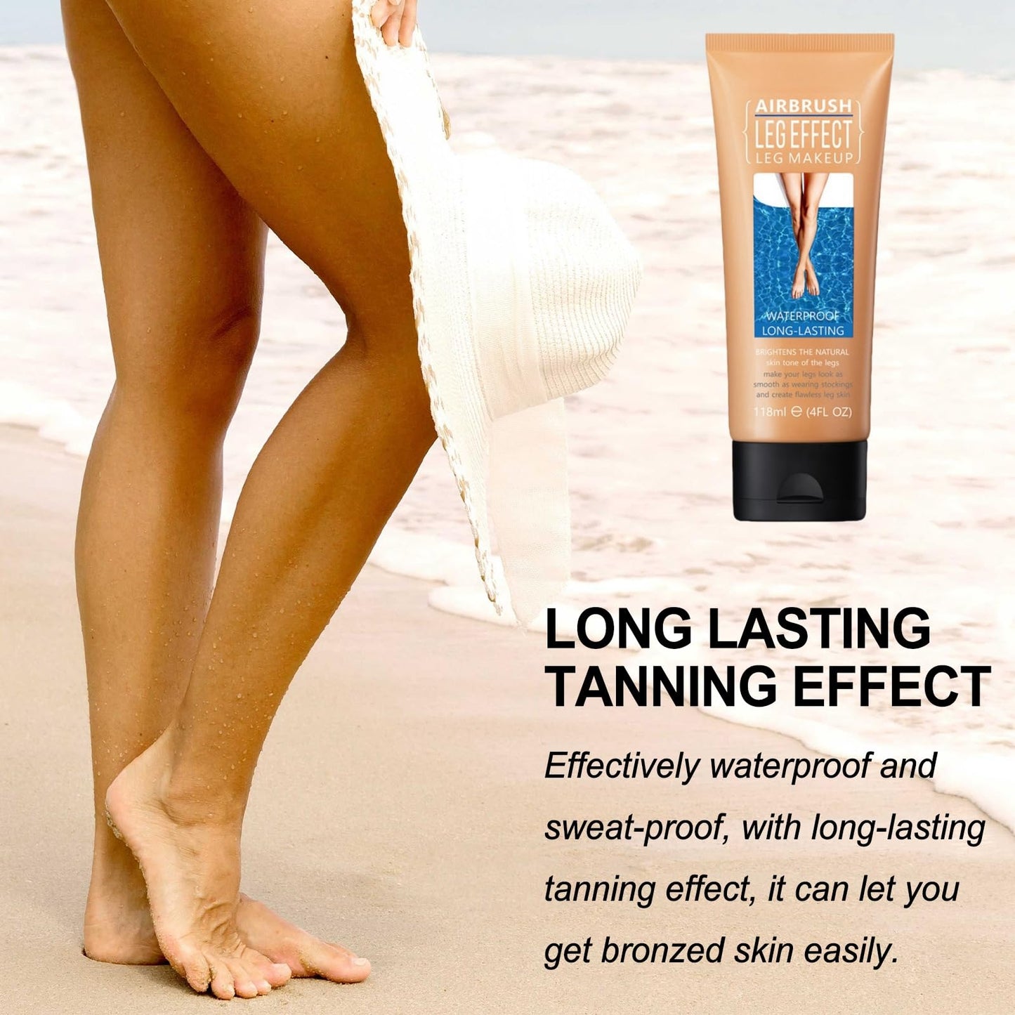 Oumun Colour Corrector Concealer,Leg Makeup Waterproof No Transfer,Leg Makeup Lotion,Leg Vein Cover up Makeup,Leg and Body Scar Cover up Makeup,Concealer Full Coverage,Makeup Concealer,Light Concealer,02#