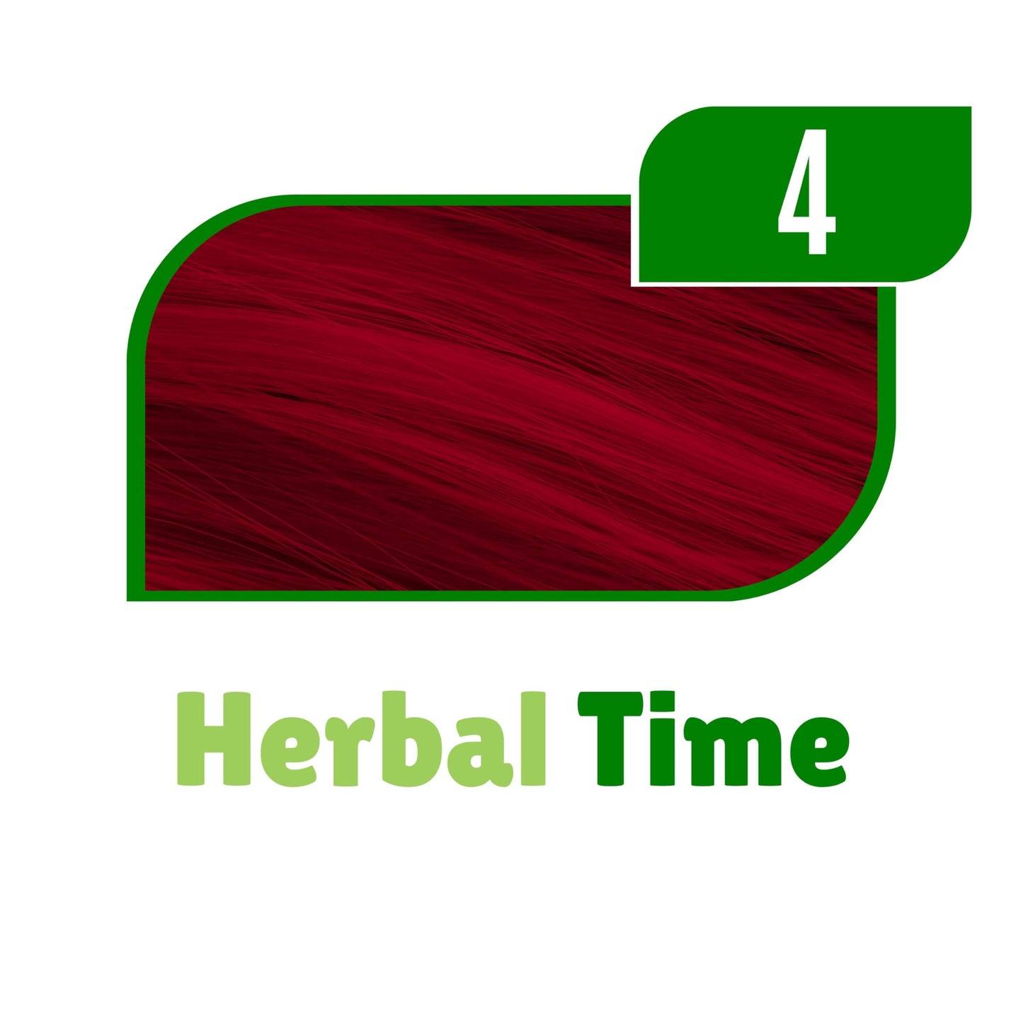 Herbal Time Henna Natural Color Morello Nº 4 | Coloring Cream With Nettle Extract | Gray Hair Cover | Temporary Dye | Ammonia, Sulfates, Parabens Free | 75 ml