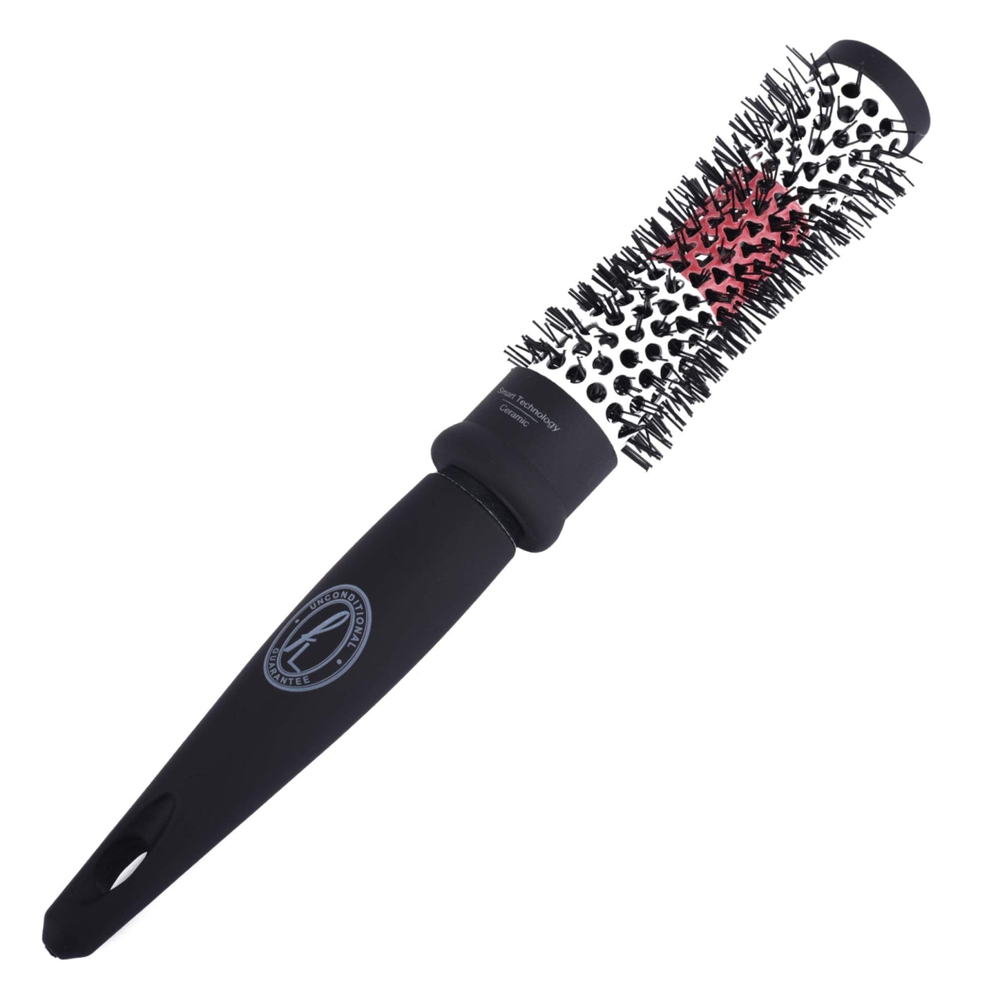 Fine Lines Ceramic Hairbrushes by Finelines - Eliminates Frizz and Flyaway Hairs - Protects Hair from Heat using our Thermochromic Technology (Small Round Brush)