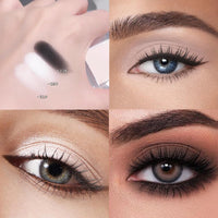 ZoeyShine Snowlight White Matte Single Eyeshadow, Waterproof and Long-Lasting
