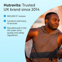 Nutravita Men's Multivitamins and Minerals - 25 Essential Active Vitamins and Minerals with Added Maca Root and Panax Ginseng - Multivitamin Tablets for Men - 180 Vegan Tablets - Made in The UK