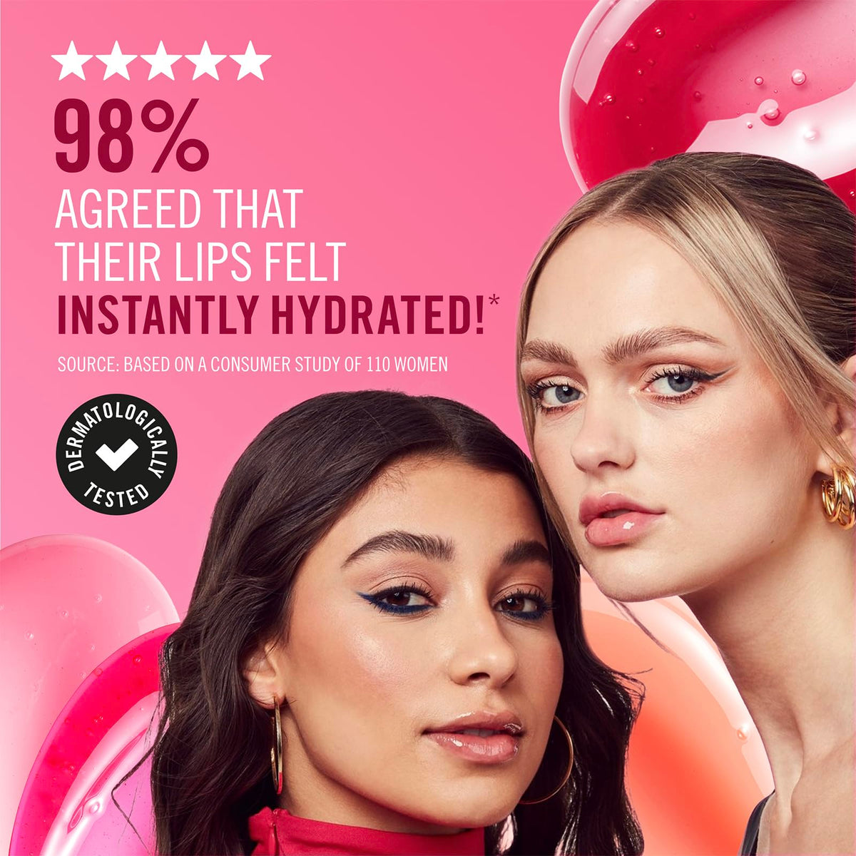 Rimmel Thrillseeker Glassy Gloss 500 Pine to the Apple, Hydrating Shine, Hyaluronic Acid, Anti-Oxidant Complex, Non-Sticky, Big Applicator, Healthy-Looking Lips, Delicious Scent, Vegan, Cruelty Free