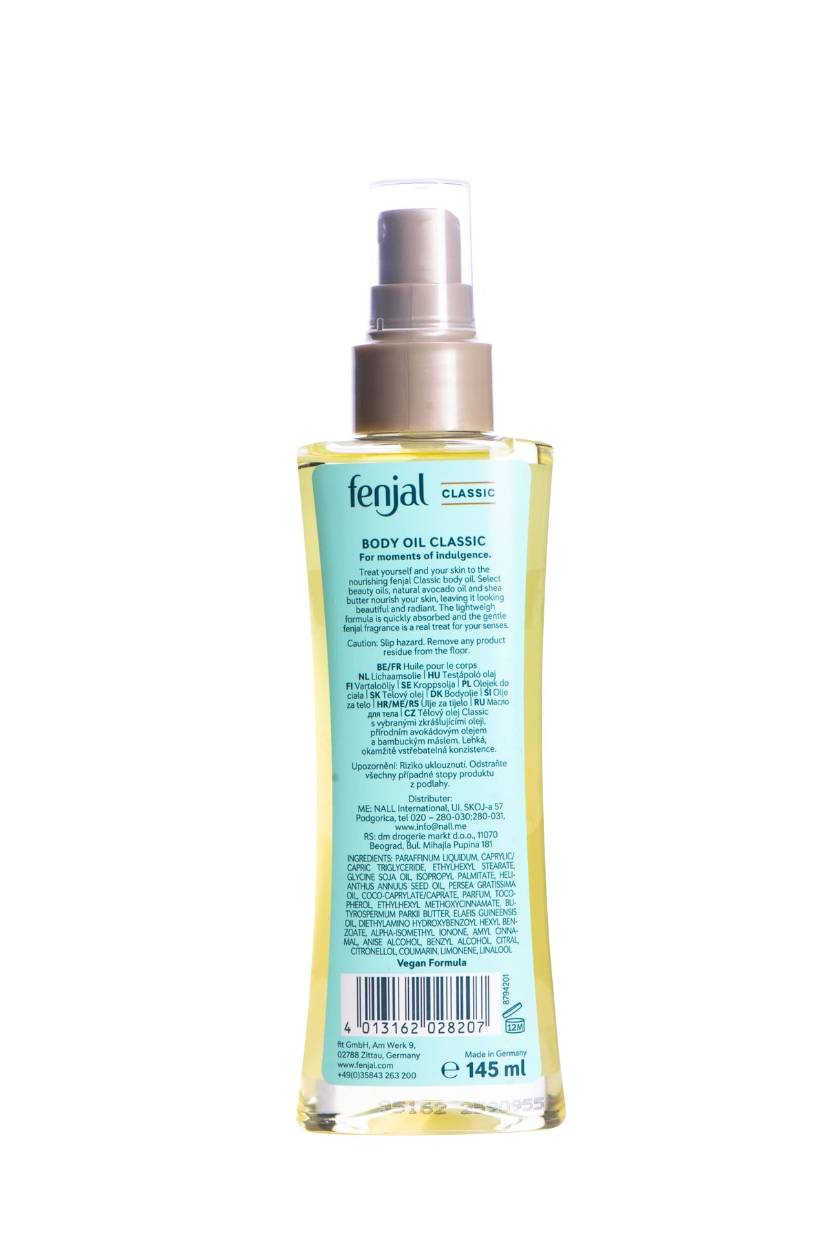 Fenjal Classic Body Oil, 145ml