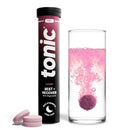 Tonic Health Rest and Recovery Effervescent Tablets - 300mg Elemental Magnesium, Ashwagandha, Lemon Balm - No Sugar, Magnesium Glycinate - Relax and Recharge, Calming Cherry 20 Count
