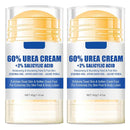 HERBINSOLS Urea Cream 60% for Feet - 2PCS Urea Foot Cream for Cracked Heels and Dry Skin - Cracked Heel Repair Cream with 2% Salicylic Acid - Foot Moisturiser & Hand Balm，Skin Care Hands & Feet