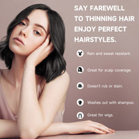 MIFELOY 2 Pcs Root Cover Up Powder, Touch Up Hair Color for Grey, Roots Concealer for Beard Line Eyebrow, Instantly Conceals Hair Loss, Roots Coverage Powder for Thinning Grays Hairline, Medium Brown