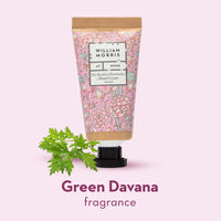 William Morris Hand Creams 3 x 30 ml, 3 Fresh Fragrances, Shea Butter and Jojoba Oil, Beauty Gift For Her, Travel Size Hand Moisturisers, Cruelty Free and Vegan Friendly