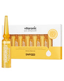 SNP Prep Vitaronic SOS Ampoule – Korean 7-Day Vitamin C Serum with Panthenol, and Hyaluronic Acid for Radiant Glow, Skin Vitality, and Dewy Hydration Care, 1.5ml x 7ea
