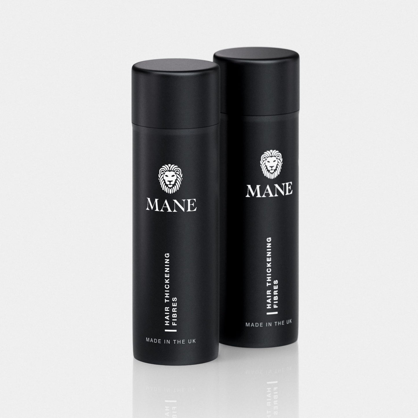 MANE Mane Hair Thickening Fibres - twin pack (Grey)