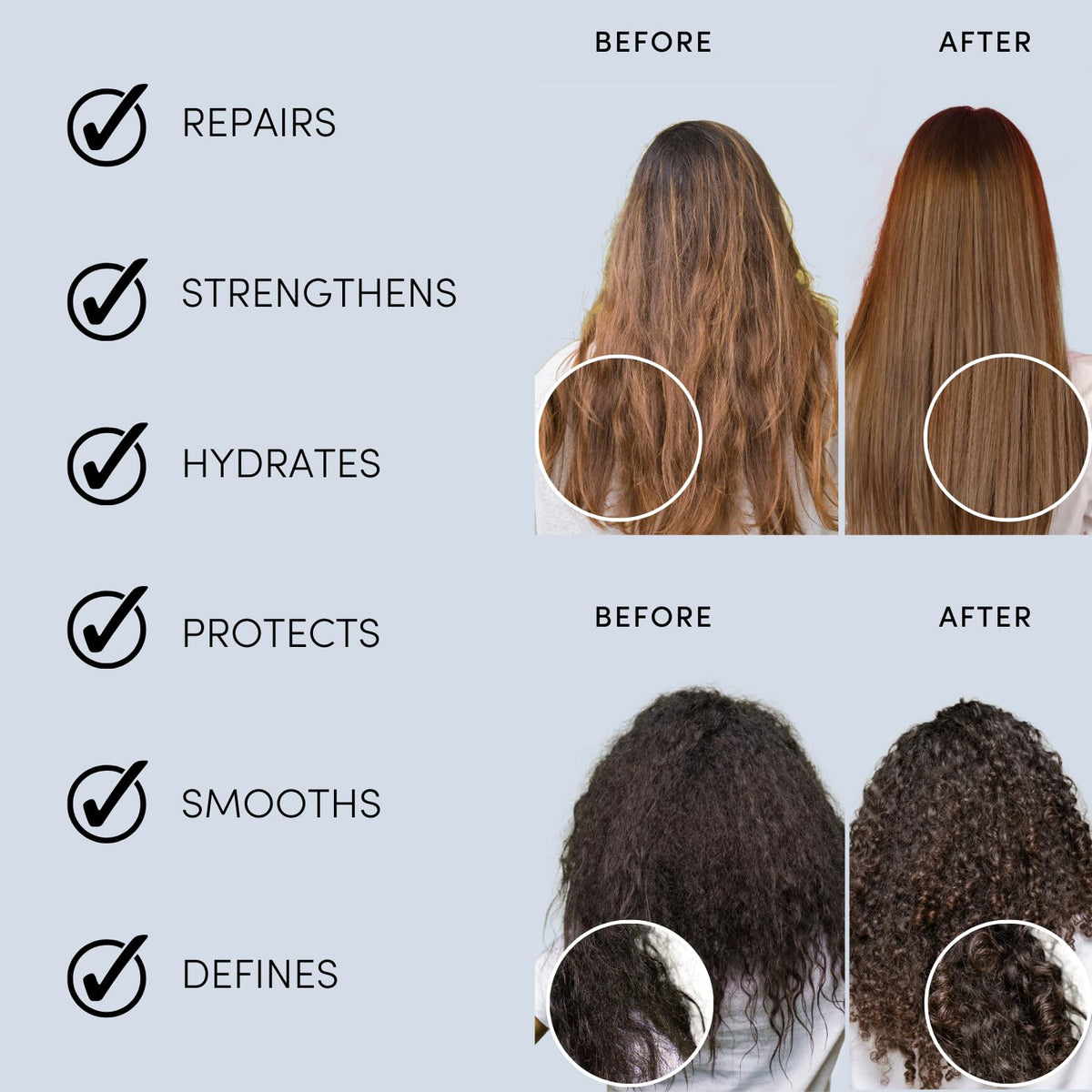 Forest & Shore Hair Oil 100% Natural Certified Organic Hallelujah Hair Oil ® Treatment and Protection - Moisturising And Repairing For Dry Damaged Hair Promotes Healthy Hair Growth With Silky, Shiny, Smooth Results