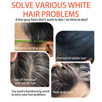 DMQ Hair Color Stick, 20g Coffee Root Hair Color Comb, Root Touch-Up Brush, Temporary Hair Concealer Stick with Comb for Gray Hair Coverage,Wash in Wash Out Hair Colour