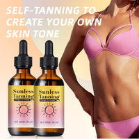Siyinzu Sunless Tanning Drops,Tanning Drops Drink,Tanning Dro-ps,Gradual Nourishing Face Tan Drop,Shine Brown Tan-ning Accelerator,Enhancing Natural Skin Tone without the Sun Damage,Oral Tann-ing D-rops