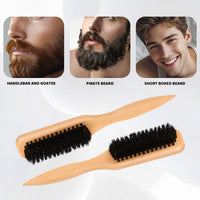 PSFXBM Slick Back Hair Brush for Smoothing Ponytail, Edge Control - Backcombing & Teasing Hairbrush with Wide for Sectioning & Parting,smoothing brush, Teasing Hair Brush for Men Women