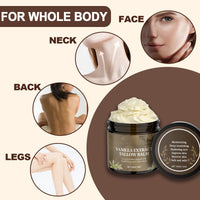 Whipped Tallow Cream - Beef Tallow Moisturiser & Tallow Balm for Dry & Sensitive Skin, 100% Grass Fed Beef Tallow for Skin Care, Enriched with Vanilla Extract, Natural Nourishing for Face & Body