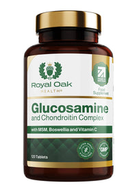 Glucosamine and Chondroitin high Strength with MSM, Bosewellia and Vitamin C. Supports Joint Discomfort Relief glucosamine and chondroitin Tablets, Dietary Supplement for Back, Knees (120 Tablets)