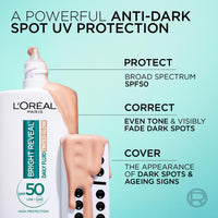 L'Oreal Paris Bright Reveal UV Fluid Tinted Glow - Bronze 50ml