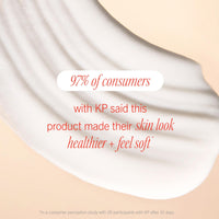 First Aid Beauty - KP Smoothing + Brightening Body Lotion with 10% AHA, Exfoliate & Moisturize with Lactic Acid, Urea & Colloidal Oatmeal, Helps Reduce Keratosis Pilaris Bumps, Peach Scent, 189.9 g