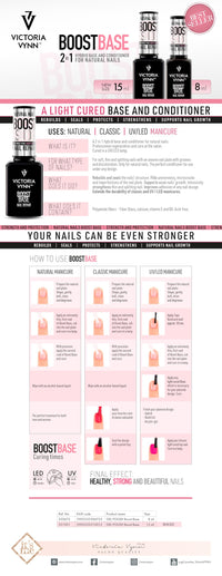 VICTORIA VYNN Victoria Vynn 2in1 Boost Hybrid Base and Conditioner UV Led Hybrid Gel Nail (15ml)