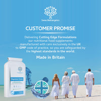 swiss bioenergetics Magnesium Citrate 500mg 120 Capsules - Providing 150mg of Active Elemental Magnesium - High Potency - Easily Absorbable - Highly Bioavailable - UK Manufactured