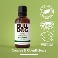 Bulldog Skincare for Men Bulldog Skincare Original Beard Oil, Men's Grooming, Beard Moisturiser for Softer, Supple Beards, 30g