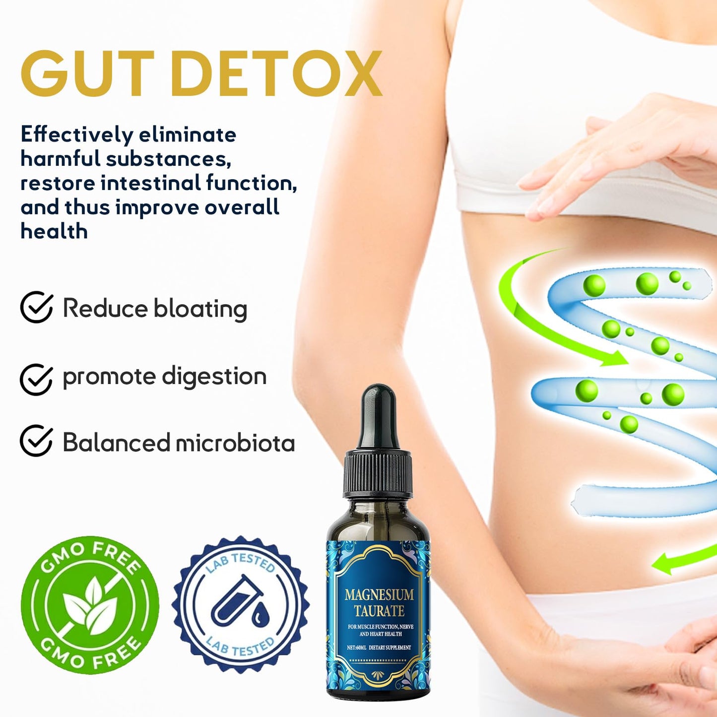 Anogol Zeolite Detox for Adults, Gentle Heavy Metal Detox, 60 ml Zeolite Drops with Chlorella, Methyl Vitamins B12 and D3, Boosting Energy and Focus, Supports Digestive and Immune Health, N1