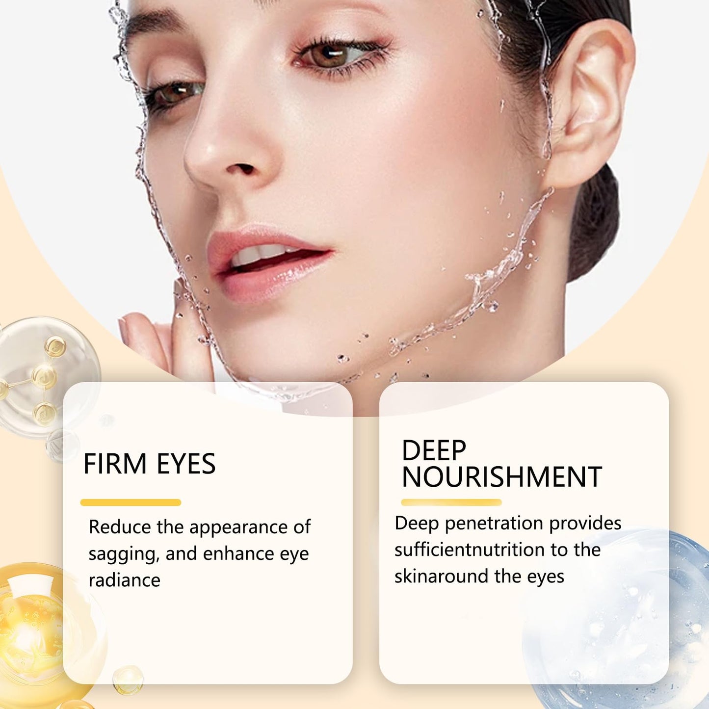 AuraBeen Turmeric Eye Stick for Dark Circles and Puffy Eyes - Hydrating Under Eye Cream Stick Infused with Beneficial Ingredients for a Refreshed Look
