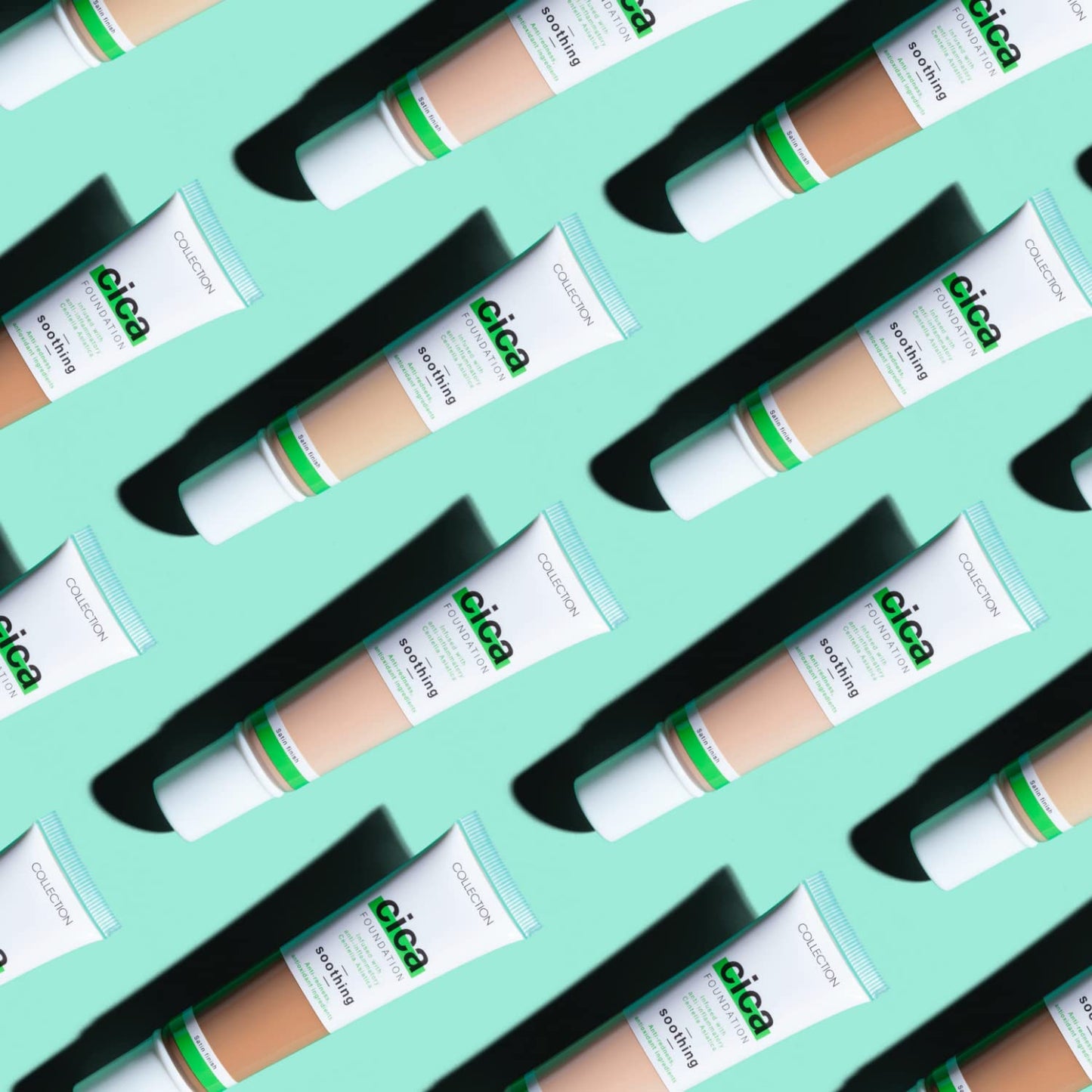 Collection Cosmetics Hydrating Medium Coverage Cica Foundation Infused with Anti-Redness, Vegan Foundation, 30ml, Maple