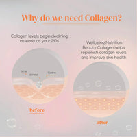 Wellbeing Nutrition Beauty Japanese Marine Collagen - Mango Peach Flavor - 250g