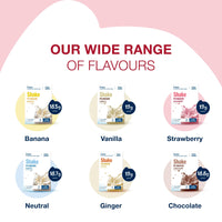 AYMES - High Protein Nutritional Powder Shakes - Strawberry - 7 Servings - Milkshake-Style Drink Mix - Gluten Free, Vegetarian, Halal & Kosher Suitable - For Ages 3+ and Adults