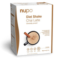NUPO Diet Shake Chai Latte – Premium diet shakes for weight management I Clinically proved meal replacement shake for weight control I 12 Servings I Very Low-Calorie Diet, GMO Free