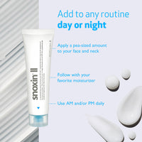 INDEED LABS Snoxin II, Instant Perfection Anti Wrinkle Serum For Younger Looking Skin, Deep Wrinkle Face Serum with high dosage peptides Acid, Daily Anti-Aging Skin Care Treatment, 30ml