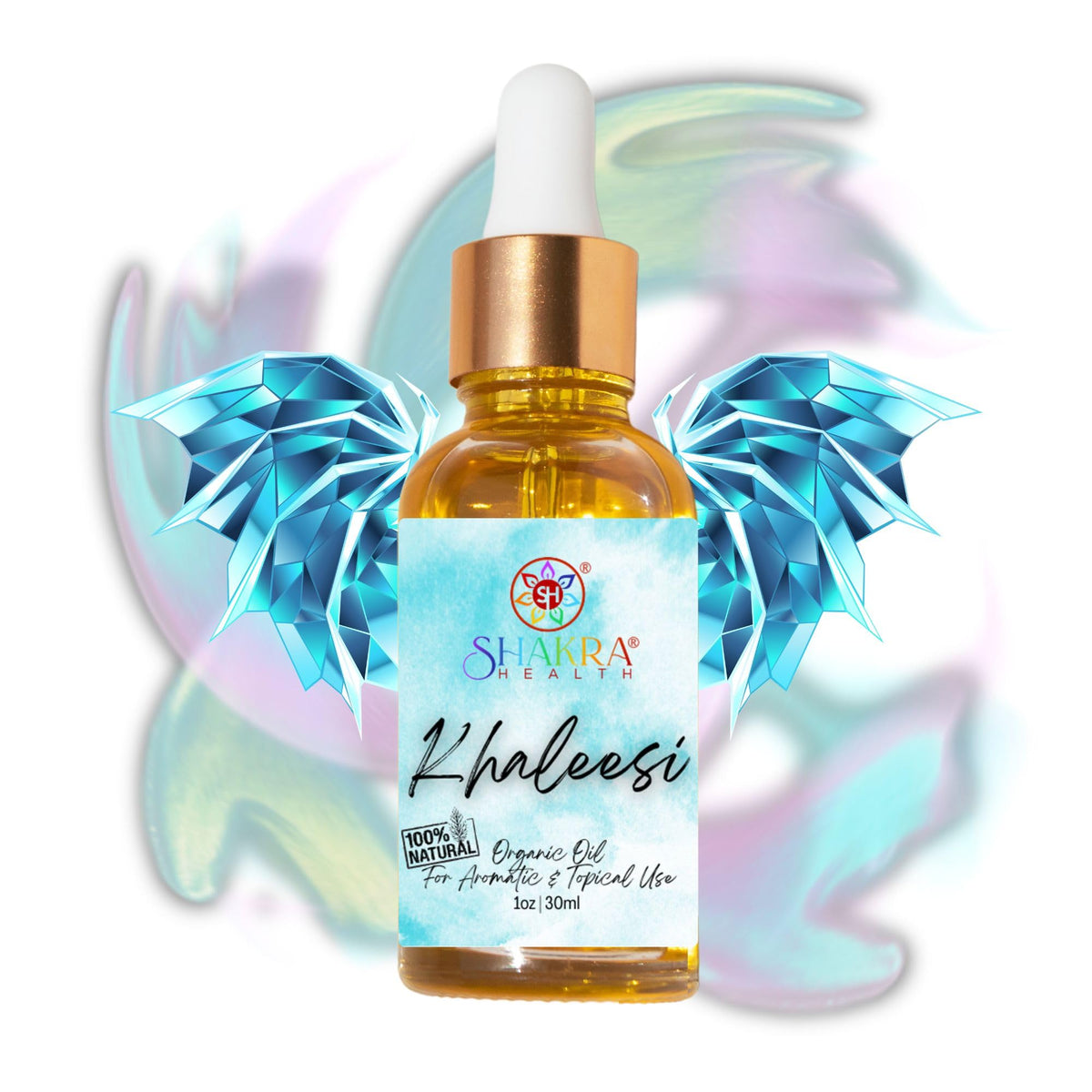 SH SHAKRA HEALTH Body Oil & Daily Ritual Moisturising Oil | Women: Sacred Self-Care & Spiritual Empowerment. Pagan Attraction Spells & Invocations. Vegan, Organic, Natural Massage Oil (Khaleesi)