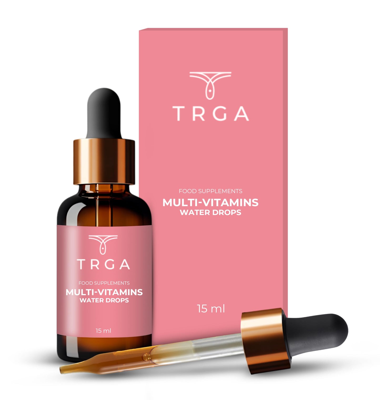 TRGA Multi-Vitamins Water Drops, 15ml, 30-Day Supply, Daily Liquid Supplement