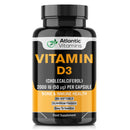 Vitamin D3 2000iu Softgel Capsules - High Strength Vitamin D for Immune Support - Healthy Bones and Teeth - Muscle Function - Easy to Swallow Cholecalciferol VIT D3 - Atlantic Vitamins - UK Made