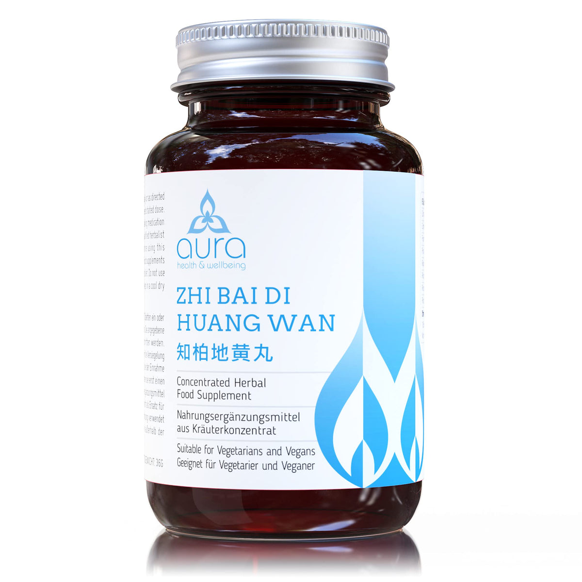 aura Zhi Bai Di Huang Wan 知柏地黄丸 (Rehmannia & Dogwood Fruit)
