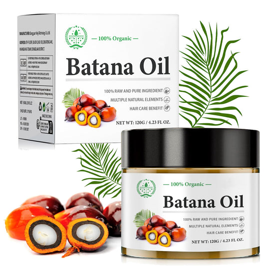 MINSHZEE Batana Oil for Hair Growth, 100% Pure Natural Batana Oil from Honduras, Organic Batana Oil as Hair Mask, Reduces Hair Loss Repairs Damaged Hair Scalp and Hair Care (120g)