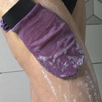 FFS Beauty Double-Sided Exfoliating Mitt - Exfoliating Mitt for Dead Skin, Exfoliating Glove to Unclog Pores & Revive Dull Skin, Tanning Mitt for Sensitive Skin, Body Scrub Glove to Leave Skin Smooth