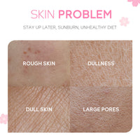 Cherry Blossom Skin Care Sets & Kits, Sakura Skincare Set For Teen Girls, Complete Skin Care Set For Teen Girls & Women, Facial Kit For Women & Girls Daily Routine Skin Care 32PCS