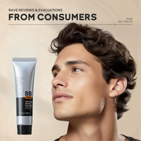 Men's BB Cream Foundation,Concealer For Men,Mens Tinted Moisturiser Face,Mens Concealer,Face Cream To Balance Skin Tone & Daily Use,Colour Corrector & Moisturizer,Strong Coverage,Easy Application
