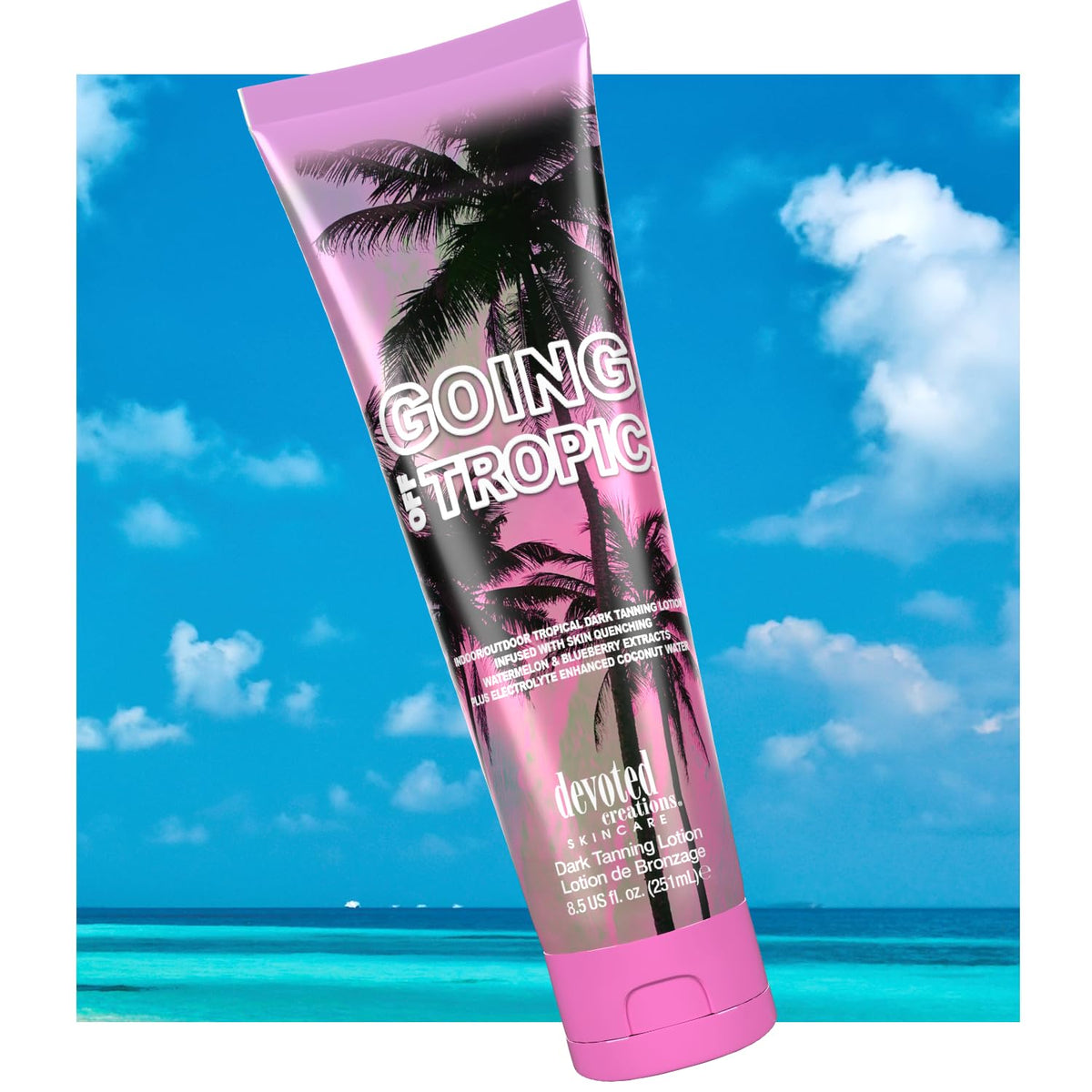 Devoted Creations Going Off Tropic Indoor/Outdoor Tropical Dark Tanning Lotion (251ml)