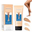 DRTRU Waterproof Leg Makeup No Transfer - Body Concealer to Cover Veins, Scars, Tattoos - Full Coverage, Light, Easy Application (#1 Natural Color, 4 FL OZ)
