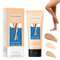 DRTRU Waterproof Leg Makeup No Transfer - Body Concealer to Cover Veins, Scars, Tattoos - Full Coverage, Light, Easy Application (#1 Natural Color, 4 FL OZ)