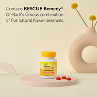 Rescue Gummies with B Vitamins (30 Pack), Contributes Towards Reduction of Tiredness and Fatigue, Vitamin B6 and B12 with Bach Flower Essences, Vegan, Orange Flavoured, 30 Gummies