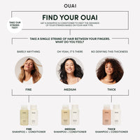 OUAI Thick Hair Treatment Masque Travel Size - Almond Oil, Olive Oil & Hydrolyzed Keratin to Repair & Restore Damaged Hair - Softens, Smooths & Strengthens - Phthalate & Paraben Free Hair Mask - 100ml