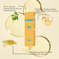 Lutein Eye Essence Oil,Vitamin C Lutein Eye Serum Oil,VC Rollerball E-ye Serum Brightening Ey-e Cream,Anti Aging E-ye Ser-um,Moisturizing E-ye Tightening Cream,Lu-tein Rollerball Essential O-il