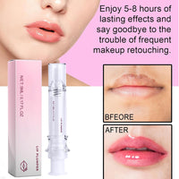 Lip Plumper, Plumping Lip Gloss, Clear Lip Serum Balm, Day & Night Lip Essence Oil for Lips Filler, Hydrating Nourishing Soothing Cooling, Non-Sticky, Reduce Lip Lines Enhance Lip Elasticity, 5ml