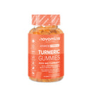 Turmeric Gummies – 4000mg High Strength Turmeric and Ginger Gummies with Curcumin, Black Pepper & Vitamin D – Tumeric Supplements Joint Support –Immunity, Muscle & Bone – Novomins