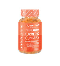 Turmeric Gummies – 4000mg High Strength Turmeric and Ginger Gummies with Curcumin, Black Pepper & Vitamin D – Tumeric Supplements Joint Support –Immunity, Muscle & Bone – Novomins
