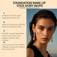 SHEBEEDO Beauty Balm Serum Boosted Skin Tint,Hydrating Tinted Moisturizer Foundation Stick, Solid Tinted Moisturizing Splendor Serum,Portable Contour Stick Natural Makeup for Women（Wheat/Bronze color）