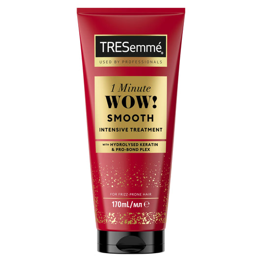 TRESemmé 1 Minute WOW Smooth Intensive Hair Treatment with Hydrolysed Keratin & Pro-Bond Plex for frizzy, damaged hair 170 ml